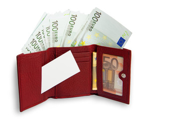 the money is in the wallet