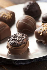 Gourmet Fancy Dark Chocolate Truffle Candy