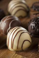 Gourmet Fancy Dark Chocolate Truffle Candy