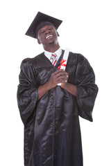 Graduation Man Praying