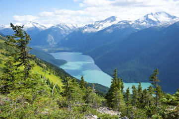 Cheakamus Lake in Garibaldi Provincial Park, BC, Canada