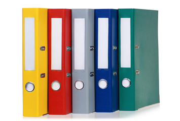 Colorful folders