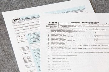 Fototapeta premium U.S. income tax form