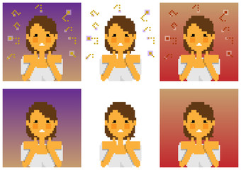 女性モデル_困惑