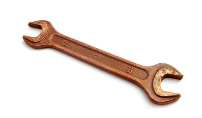 Isolated wrench. Element of design.