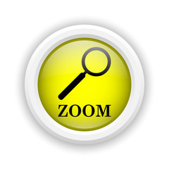 Zoom with loupe icon