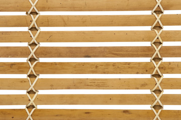 Detailed wooden louver pattern