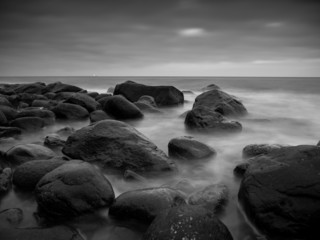 Obraz premium Dämmerung an der Küste Rügens