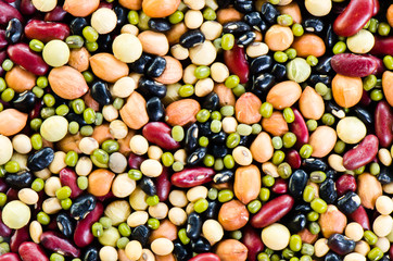 Fototapeta na wymiar Variety beans