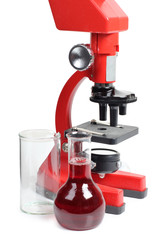 Microscope and glasses