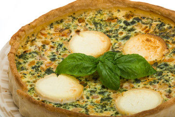Cake with goat cheese