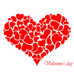 Obraz na płótnie Canvas flower and heart on wedding or valentine‘ day