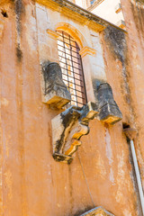 Monastery (friary) in Messara Valley at Crete, Greece.