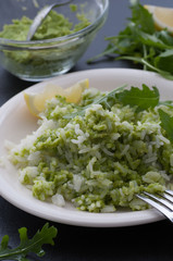 Rice And Pea Pesto