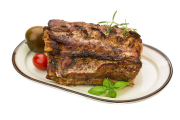 Grilled pork