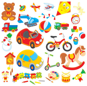 colorful children's toys