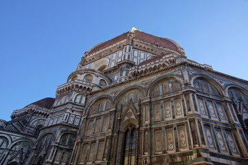 Fototapeta premium Dôme de la Cathédrale Sainte Marie de la Fleur à Florence