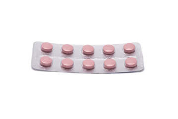 Blister Package of Pink drugs