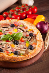 Fresh pizza