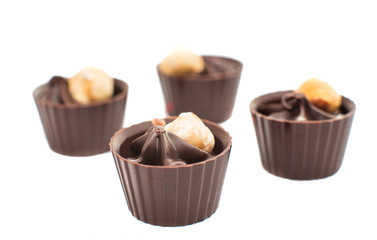 chocolate candy isolated