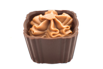 chocolate candy isolated