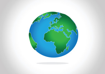 Globe earth vector icons themes idea design