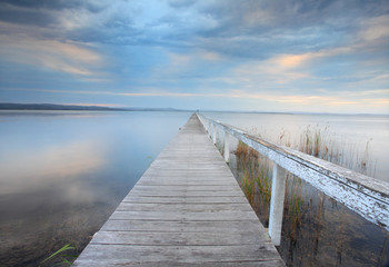 Fototapeta premium Reflections at Long Jetty Australia