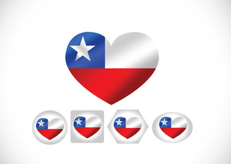National flag of Chile themes ide