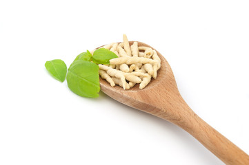 Trofie with Pesto Italian Dish