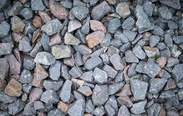The carpet of crushed granite