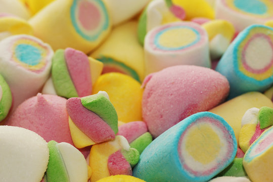 Bunte Marshmallows