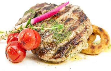 Grilled steak