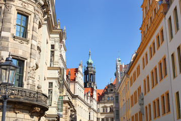 Fototapeta premium Street in Dresden