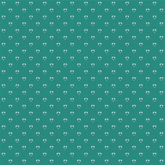 seamless hearts polka dot pattern with retro texture © ychty