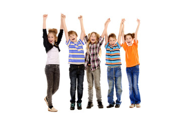 Fototapeta premium joyful teens