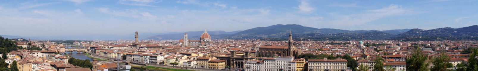 Fototapeta na wymiar Vue générale de la ville de Florence