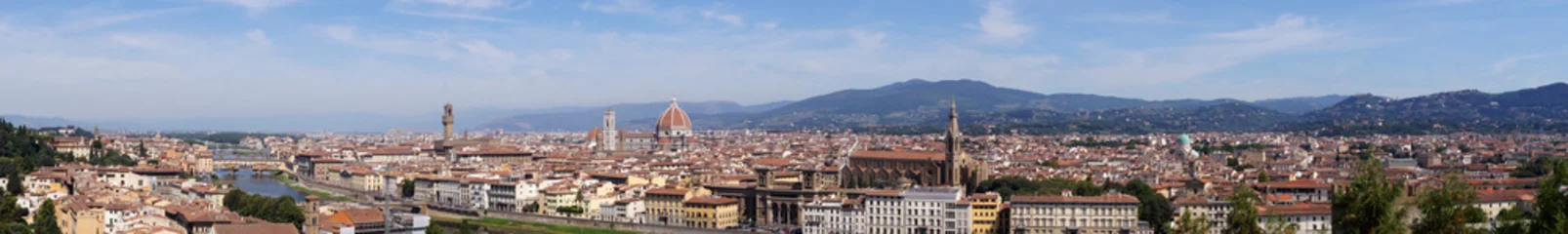 Deurstickers Vue générale de la ville de Florence © JC DRAPIER