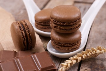 Macarons, Schokolade