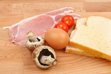 Breakfast ingredients