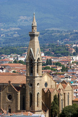 Fototapeta na wymiar Basilique Santa Croce de Florence