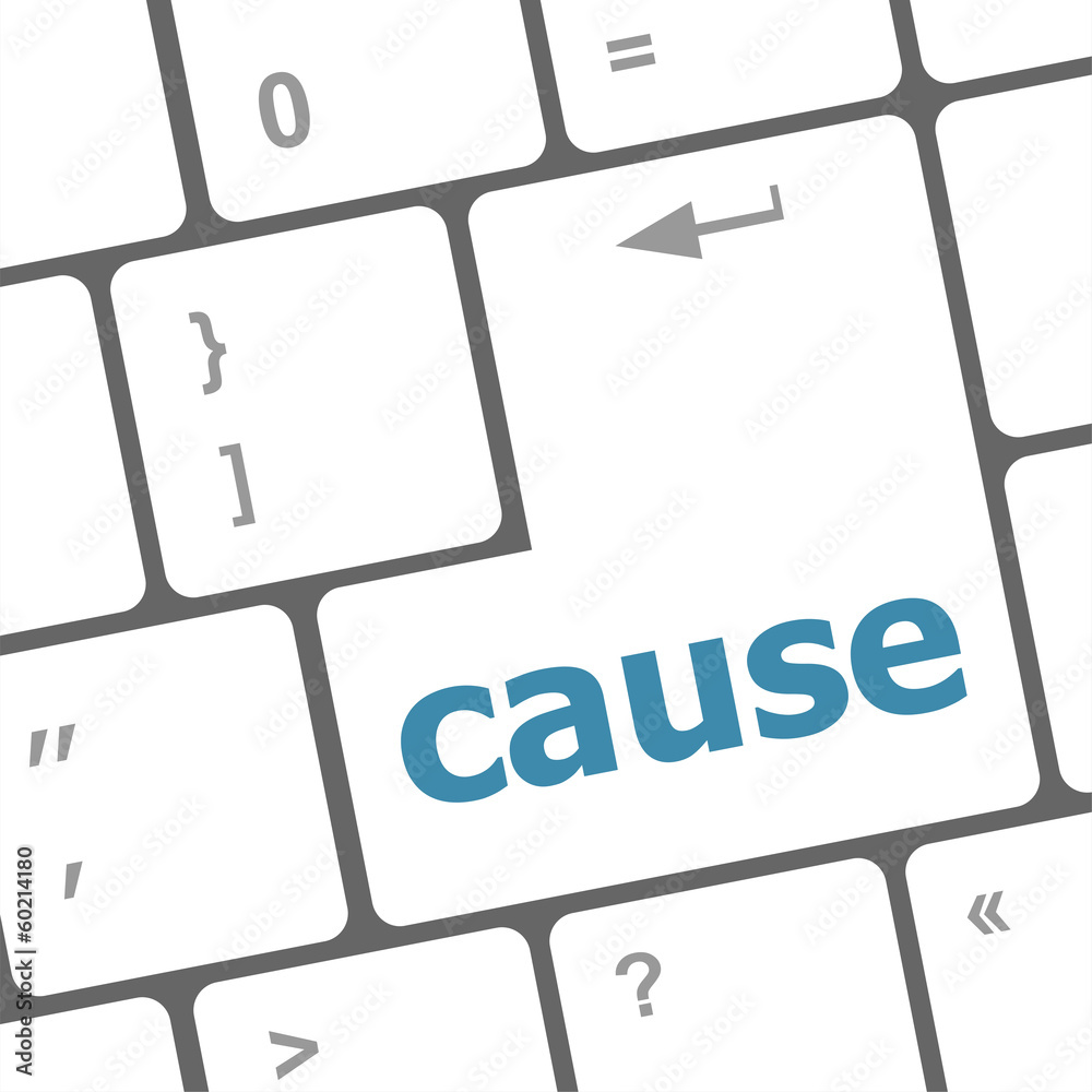 Poster cause key on computer keyboard button