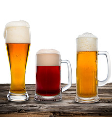 Still Life with a draft beer by the glass.