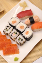 Assiette de sushi