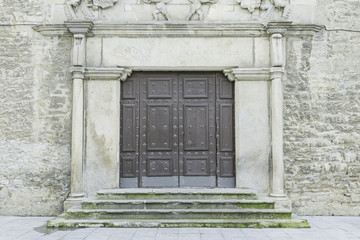 Antique door stone