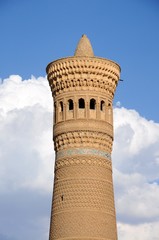 Minarett, Khiva, Usbekistan, Zentralasien