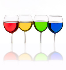 Colorful Wine Glasses