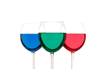 Colorful Wine Glasses