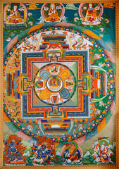Buddhist fresco