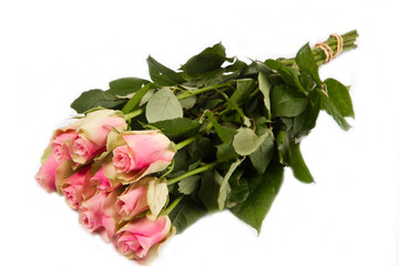 bouquet di rose rosa