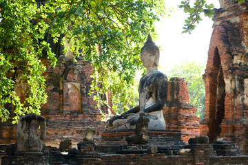 Buddha in Wat Mahathat, Thailand